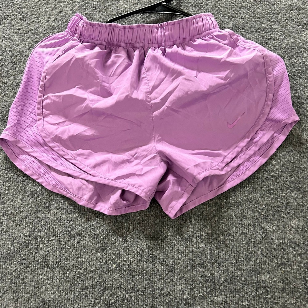 Nike Shorts Womens Size S Purple Dri-Fit Running Mesh Lined Athletic Gym Active
